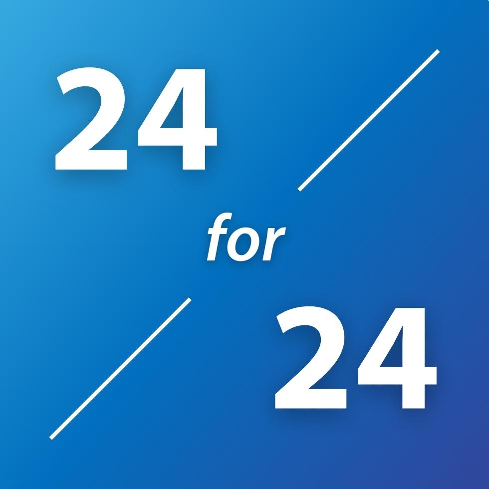 24 Dollars per month for 2024 (24 for 24)